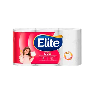 Papel Higiénico Dúo Triple Hoja Elite