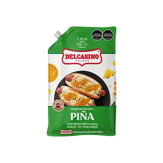 Salsa De Piña Galón Bolsa Delcasino