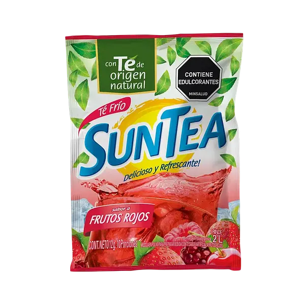 Té Frío En Polvo Frutos Rojos Suntea
