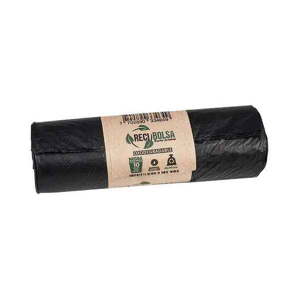 Bolsa Aseo Rollo 65x90 Negra