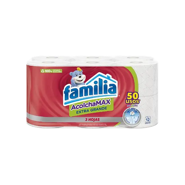 Papel Higiénico Acolchamax Extra Grande Familia