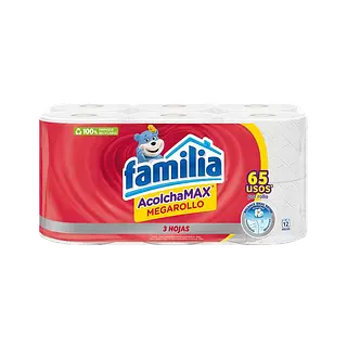 Papel Higiénico Acolchamax Megarollo Familia