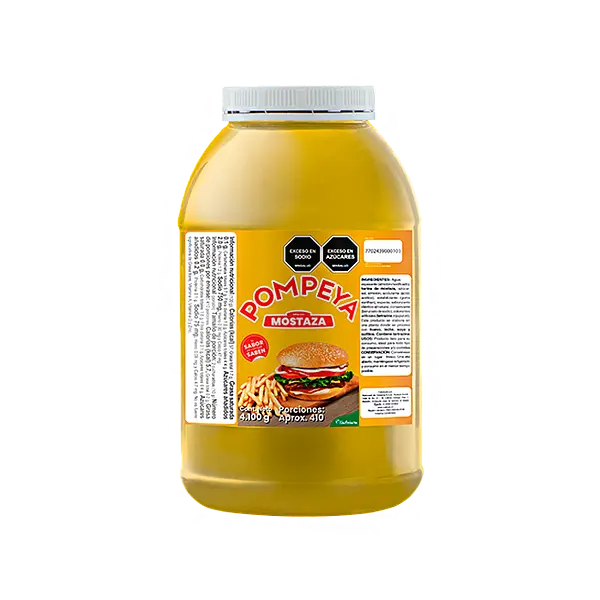 Salsa Mostaza Galón Pompeya