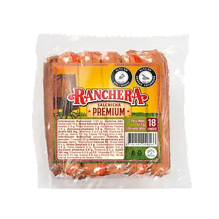 Salchicha Premium Ranchera X 18