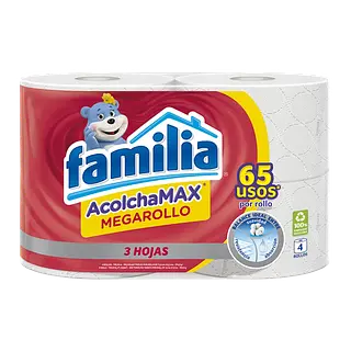 Papel Higiénico Acolchamax Megarollo Familia