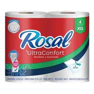Papel Higiénico Super Rollo Xg Rosal