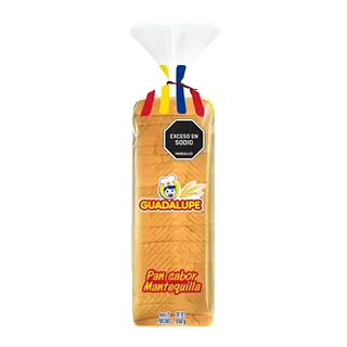 Pan Tajado Mantequilla Guadalupe