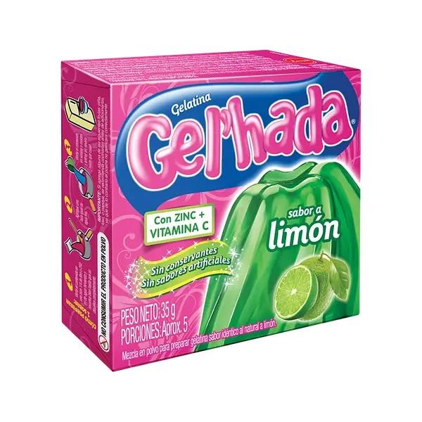 Gelatina De Limón Gelhada