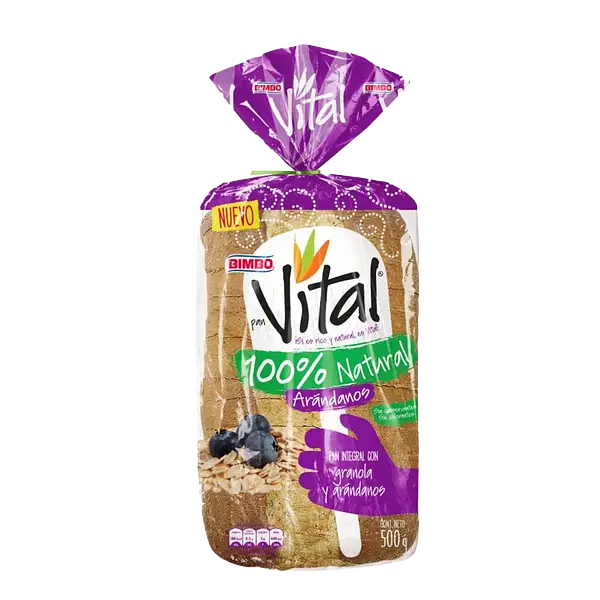 Pan Tajado Vital Arandanos Bimbo