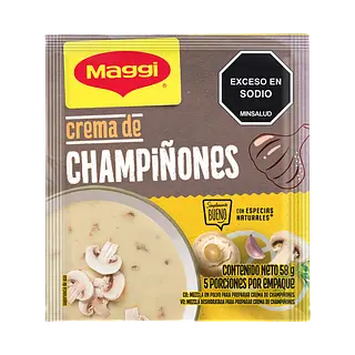 Base Para Crema De Champiñon En Sobre Maggi