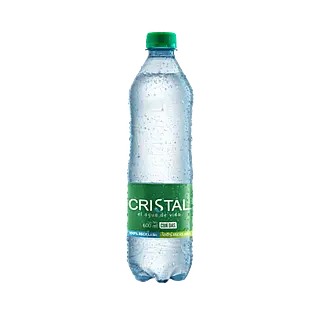 Agua Cristal Con Gas