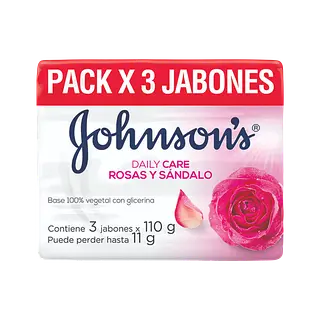Jabon De Baño Rosas y Sandalo Johnsons
