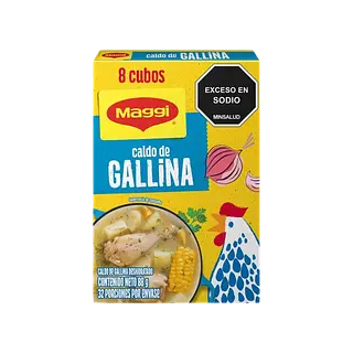 Caldo De Gallina Cajetilla Maggi