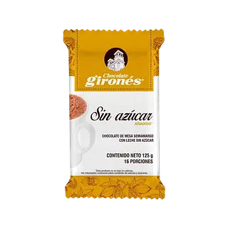 Choco Light Sin Azucar Clásico Pastilla Gironés
