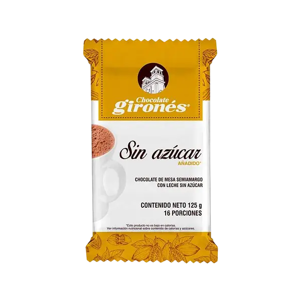 Choco Light Sin Azucar Clásico Pastilla Gironés