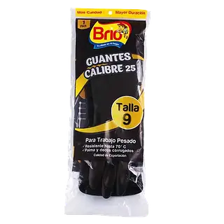 Guantes Latex T-9 Calibre25