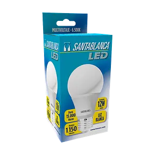 Bombillo Led Santablanca 12W