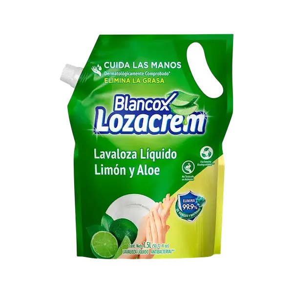 Lavaplatos Líquido Limón & Aloe Lozacrem