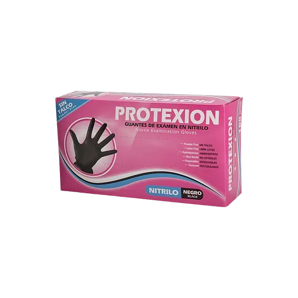 Guantes Negro T-M Nitrilo