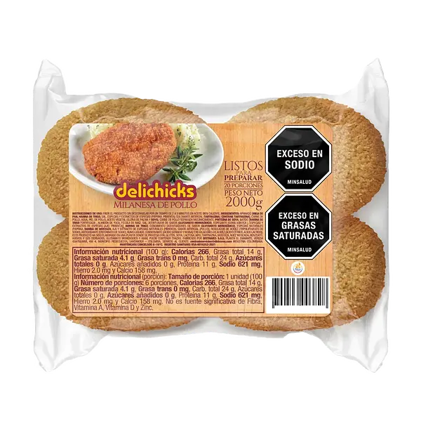 Milanesa De Pollo Delichicks 