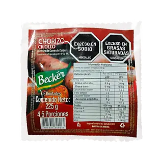 Chorizo Mini Becker 