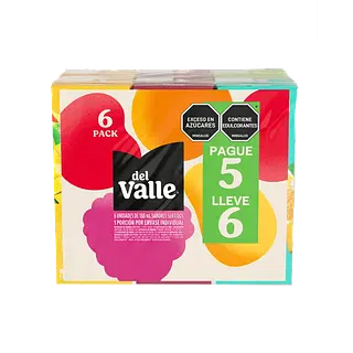 Jugo Del Valle Frutal Pg 5 Llv 6 Surtido