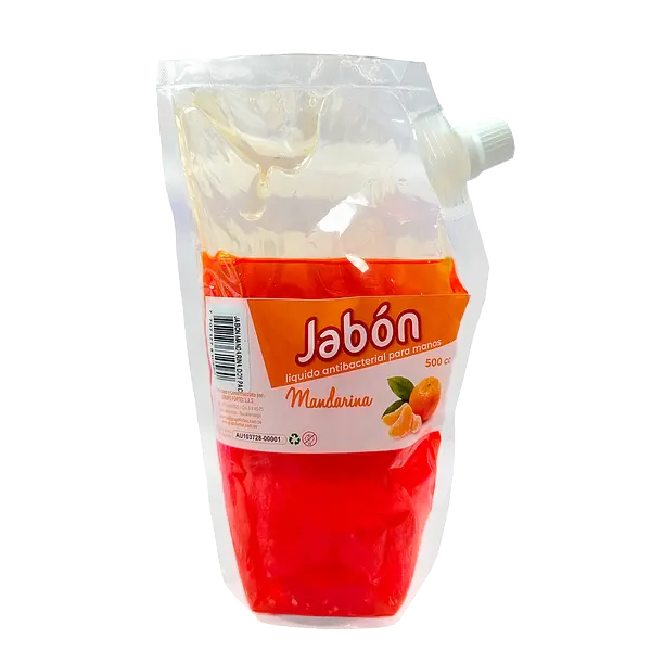Jabón Líquido Mandarina Doypack Fortex