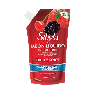 Jabón Líquido Frutos Rojos Sibyla