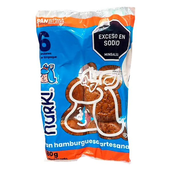 Pan Hamburguesa Brioche Nurki