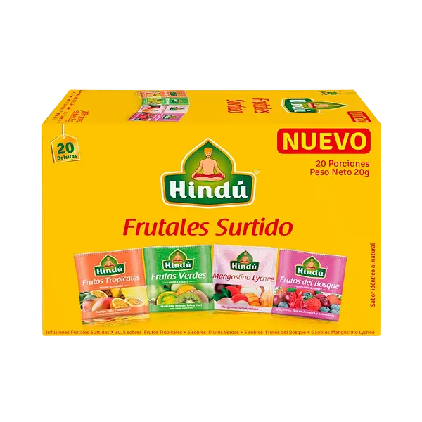 Té Infusión Sabores Surtidos Hindu