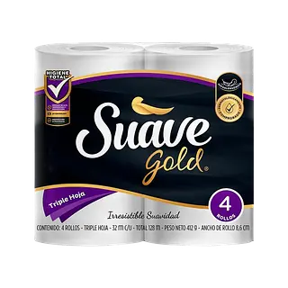 Papel Higiénico Triple Hoja Suave Gold