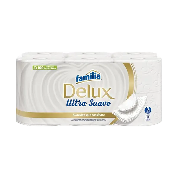 Papel Higiénico Suave Delux Familia