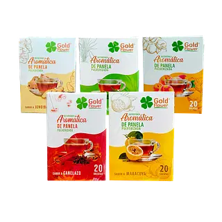 Té Aromatica Panela Sabores Surtidos Gold