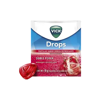 Pastillas Vick Drops Cereza