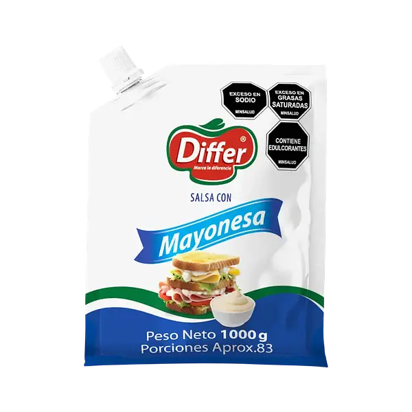 Mayonesa Bolsa Differ