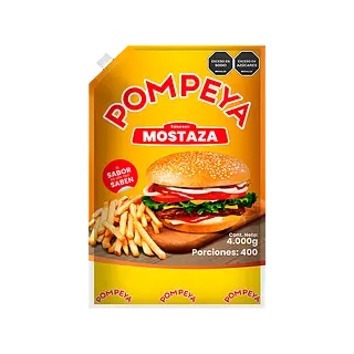 Salsa Mostaza Galón Bolsa Pompeya