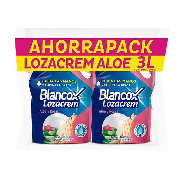 Jabón Líquido Aloe & Rosas Lozacrem