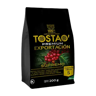 Café Supremo Negro Tostao