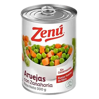 Arveja Con Zanahoria En Lata Zenu