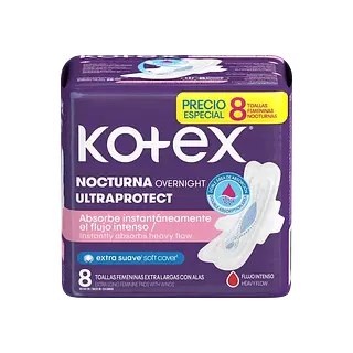 Toallas Higiénicas Nocturna Kotex