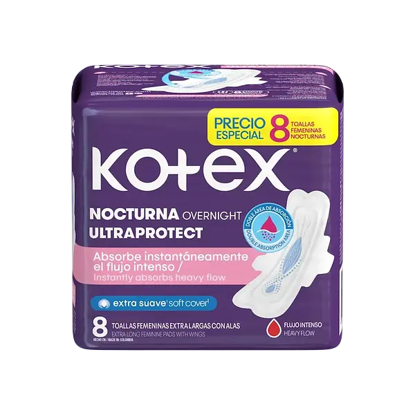 Toallas Higiénicas Nocturna Kotex