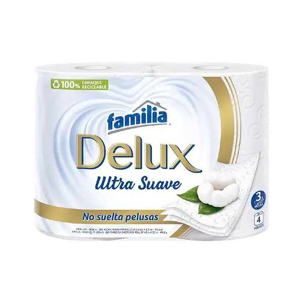 Papel Higiénico Suave Delux Familia