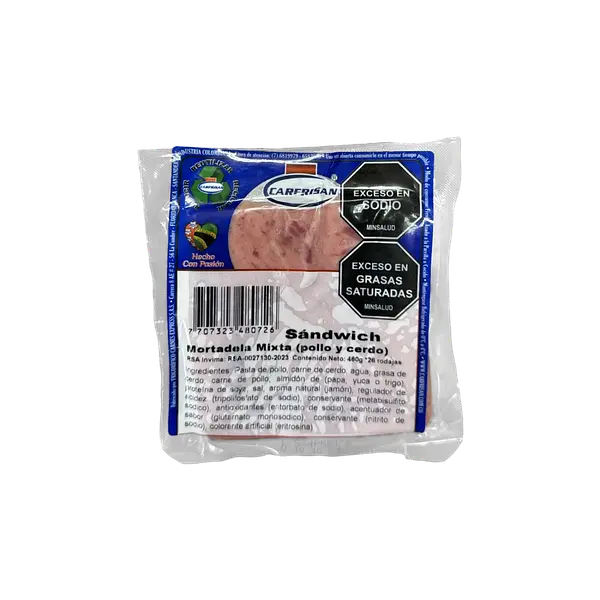 Mortadela Sandwich Caribe Carfrisan