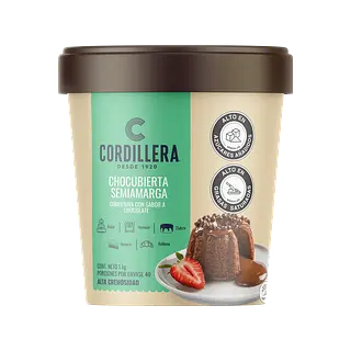 Cobertura Chocubierta Semi Amargo Cordillera