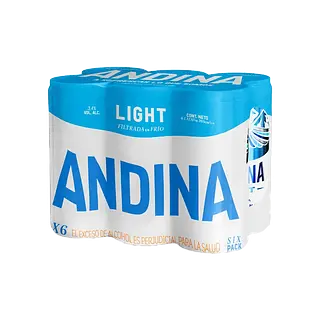 Cerveza Lata Pequeña Andina Light