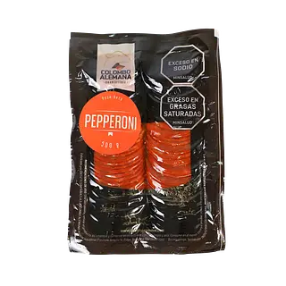 Pepperoni Tajado Colombo Alemana