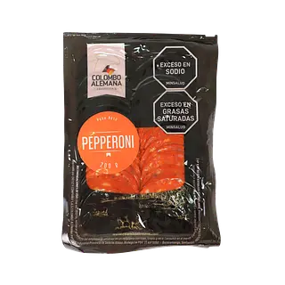 Pepperoni Tajado Colombo Alemana