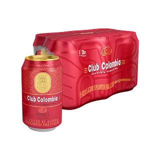 Cerveza Roja Sixpack Club Colombia