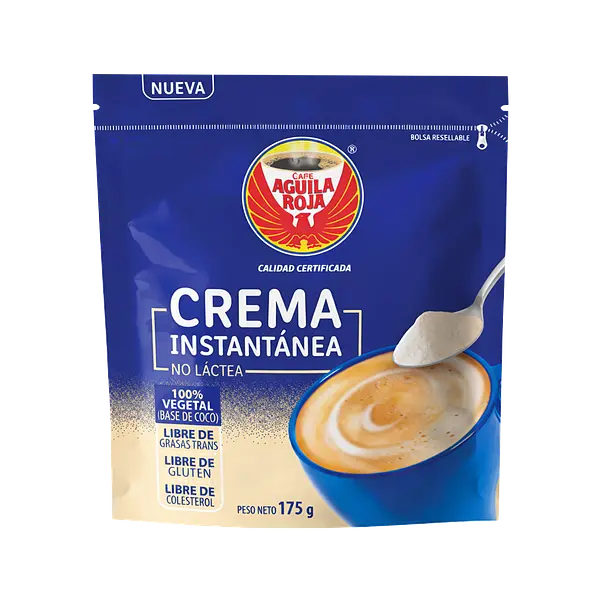 Crema Instantanea En Polvo Águila Roja Bolsa
