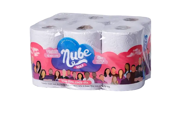 Papel Higiénico Triple Hoja Nube